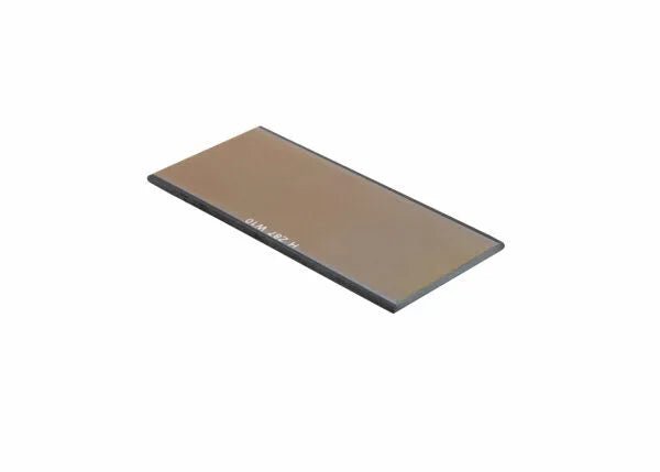 Harris Shade 10 Gold Mirror Welding Filter Lens 2"x4-1/4" for helmets, reflective lens for welding protection, WeldingMart.