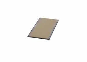 Harris Shade 12 Gold Mirror Welding Filter Lens, 2" x 4-1/4", rectangular, smooth edges—premium welding accessory at WeldingMart.