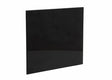 Harris Shade 9 Welding Helmet Filter Plate 4-1/2" x 5-1/4" for UV/IR protection, glossy black, shown upright on white background.