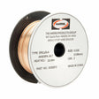 A 2-lb spool of Harris Silicon Bronze GMAW (MIG) Welding Alloy - 00SIBF8, ERCuSi-A, 0.035 diameter, ideal for welding galvanized steels. Copper wire is neatly wound on a black plastic reel. Made in China.