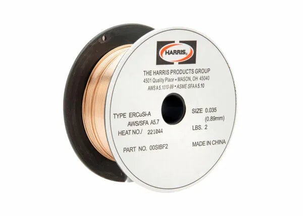 Harris Silicon Bronze MIG GMAW Welding Wire 0.035 in, 2 lb Spool
