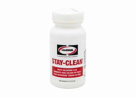 Harris Soldering Alloys & Fluxes STAY CLEAN PASTE FLUX 4 OZ JAR - Qty. 4 - WeldingMart.com