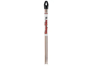 A single tube of Harris Stay-Silv 15 Phos-Copper Brazing Alloy, 3/32 in (2.4 mm), 15520R1, with a black plastic cap and white label with red and black text; ideal for air conditioning refrigeration applications.