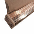 Open box of Harris 5636F Stay-Silv5 Phos-Copper Brazing Alloy rods, welding accessory for copper-to-copper joints, 25 lb.