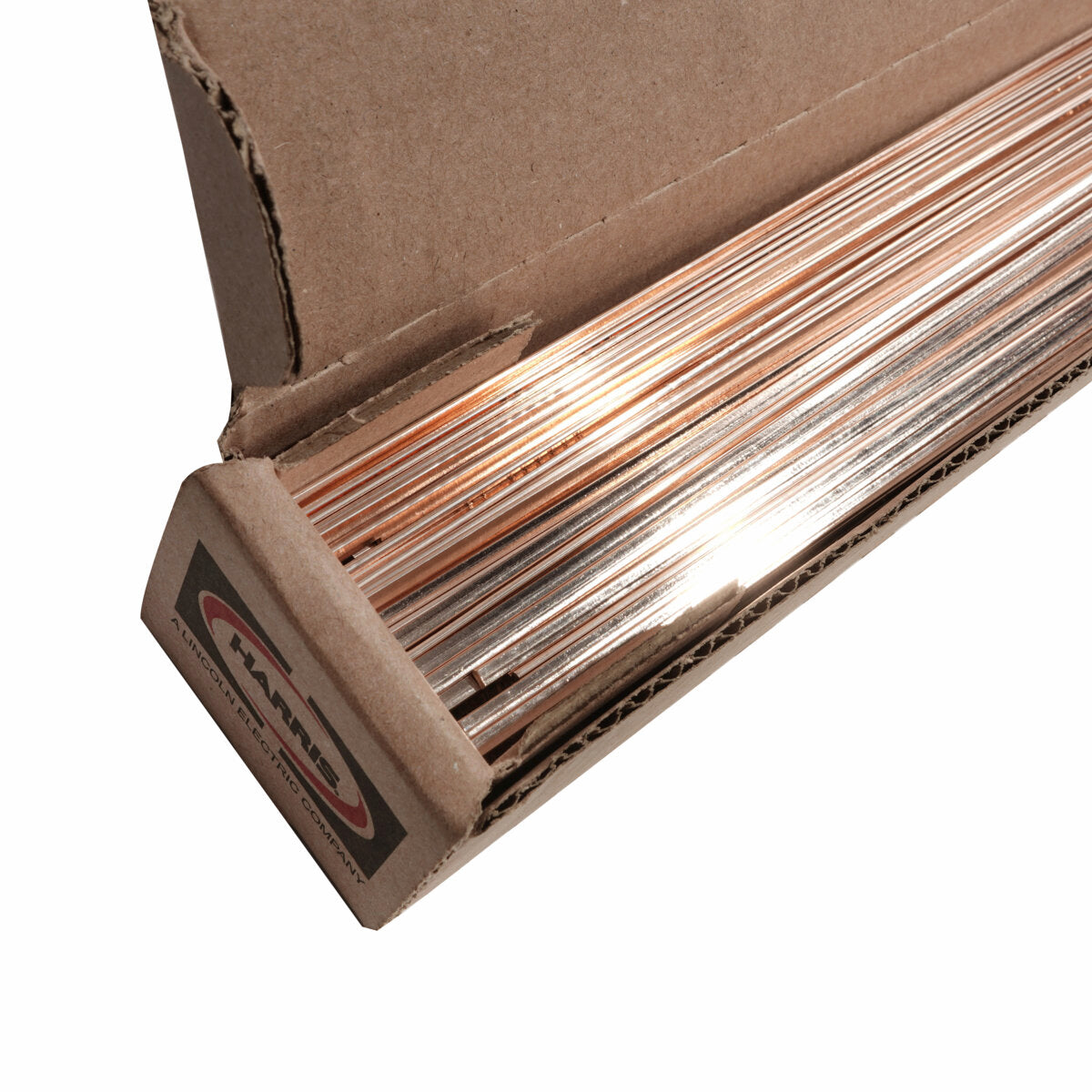 Harris Stay-Silv 5 Phos Copper Brazing Alloy 0.050 x 1/8 x 36 in. x 1 ea. 25 lb. box- 5636F - WeldingMart.com