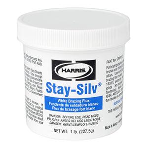 Harris Stay-Silv White Brazing Flux - One Pound Jar - (12 Pack) - SSWF1 - WeldingMart.com