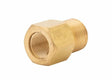 Harris Tip-to-Tip Tube Adaptor 0.50"-25 UNS-2B (9004429) brass, threaded, welding accessory for oxy-acetylene torch setups.
