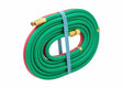Harris Twin All Fuel Gas Welding Hose 3/16" x 12' with brass connectors, green/red, ideal welding accessory at WeldingMart.
