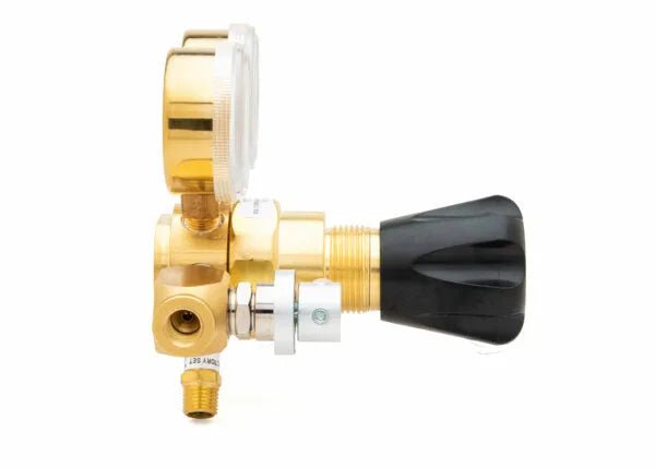 Harris Two Stage Ultra High Purity Brass Barstock Regulator Model 721-125-580-B-1 - 721125580B1 - WeldingMart.com