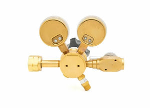 Harris Two Stage Ultra High Purity Brass Barstock Regulator Model 721-500-580-D-1 - 721500580D1 - WeldingMart.com