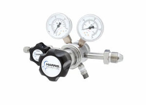 Harris Two Stage Ultra High Purity Brass Barstock Regulator Model 722C-050-296-BE-1 - 722C050296BE1 - WeldingMart.com
