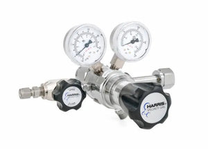 Harris Two Stage Ultra High Purity Brass Barstock Regulator Model 722C-050-580-BF - 722C050580BF - WeldingMart.com