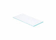 Harris Welding Helmet Glass Lens 4.5x5.25–1060030, clear blue-green replacement lens for welding helmets, on white background.
