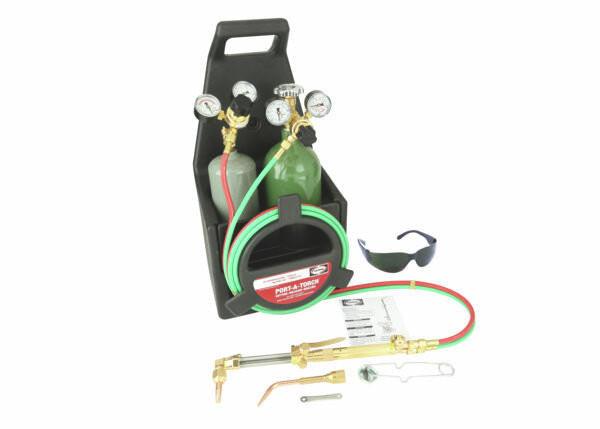 HMD 601 Oxygen Acetylene Port-A-Torch Kit with Cylinders for CGA 540/200 - 4403211 - WeldingMart.com