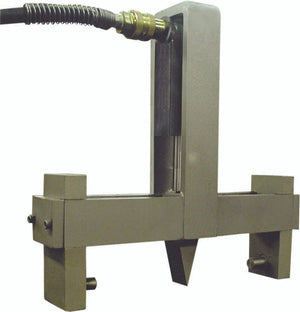 Hydraulic 2-12 / 51-305 metal cutting tool for welding, up to 300 psi; vertical housing, pointed head—flange separator.