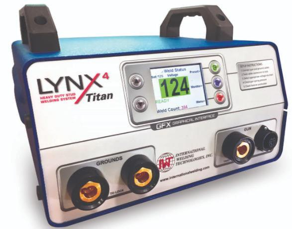 IWT LYNX4 Fusion 1000 GFX Stud Welding System - 1-IWT500054T4GFX - WeldingMart.com