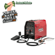 Lincoln Electric welding machine with 'Drill Baby Drill' and WeldingMart.com branding on a white background.