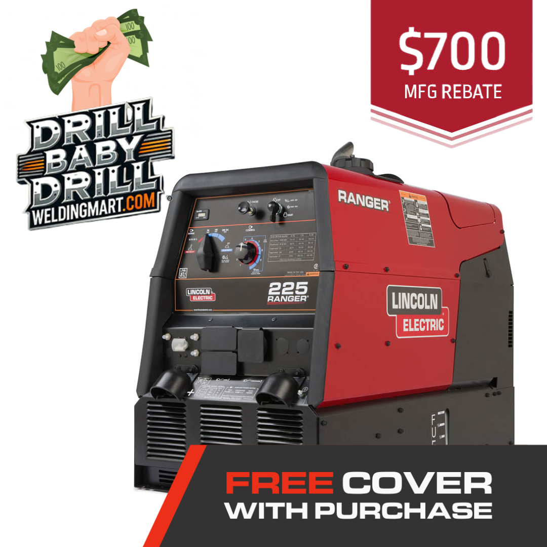 Drill Baby Drill Instant Rebate on Ranger 225 Engine Driven Welder k2857-1 - WeldingMart.com