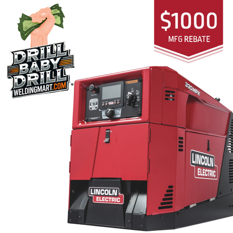 Drill Baby Drill Instant Rebate on Ranger 330MPX Engine Driven Welder K3459-1 on WeldingMart.com