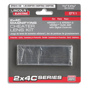 Lincoln 2x4C Magnifying Cheater Lens 1.00 MAG KP5615-100 - image 1