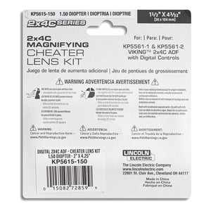 Lincoln 2x4C Magnifying Cheater Lens 1.50 MAG KP5615-150 - image 2