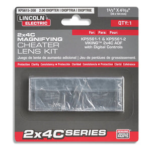 Lincoln 2x4C Magnifying Cheater Lens - 2.00 MAG