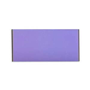 Light purple yoga mat with black edges, inspired by Lincoln 2x4C welding lens Shade 11, ideal for welders’ comfort and safety.