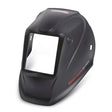 Lincoln 3350 XG PAPR welding helmet shell KP4704-1, black, large viewing window, 3360 PAPR Series text, durable design.