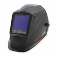 Lincoln 3350 XG PAPR Welding Helmet KP4638-1, black, auto-darkening lens, Viking & 3350 PAPR Series red side labels.