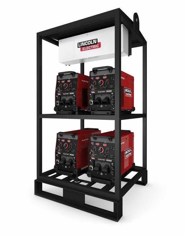 Lincoln 4-PACK RACK FLEXTEC 500 MULTI-PROCESS WELDER K4098-1 - WeldingMart.com