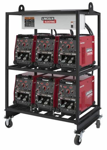 Lincoln 6-PACK RACK FLEXTEC 500 MULTI-PROCESS WELDER K4099-1 - WeldingMart.com