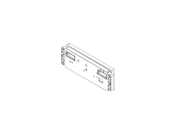 Line drawing of Vantage 600 welding control unit with buttons, display, side ports; fits Lincoln Chopper UI PCB 9SG7220-3.
