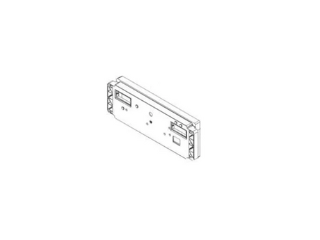 Line drawing of Vantage 600 welding control unit with buttons, display, side ports; fits Lincoln Chopper UI PCB 9SG7220-3.