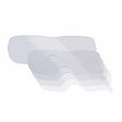 Lincoln ArcSpecs KP4649-1 Outside Cover Lenses, pack of 5 clear welding helmet accessories displayed on white background.