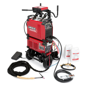 Lincoln Aspect 230 AC/DC Water-Cooled TIG welder with cables, hoses, welding torch, foot pedal & accessories from WeldingMart.