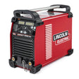 Lincoln Aspect 230 DC K4346-1 inverter welder in red with black accents, digital display, and handles for TIG welding power.