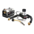 Lincoln AutoDrive SA Pull Feeder K4445-1 with control unit, MIG welding gun, cables; adjustable wire feed for aluminum welding.