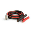 The Lincoln Battery Boost Cables K5495-1 are heavy-duty coiled cables with red and black clamps, plus a gray rectangular connector—perfect for jumping or charging batteries with the Ranger Air 260MPX.