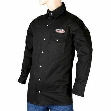 Lincoln BLACK FLAME RETARDANT SHIRT XXLRG - WeldingMart.com