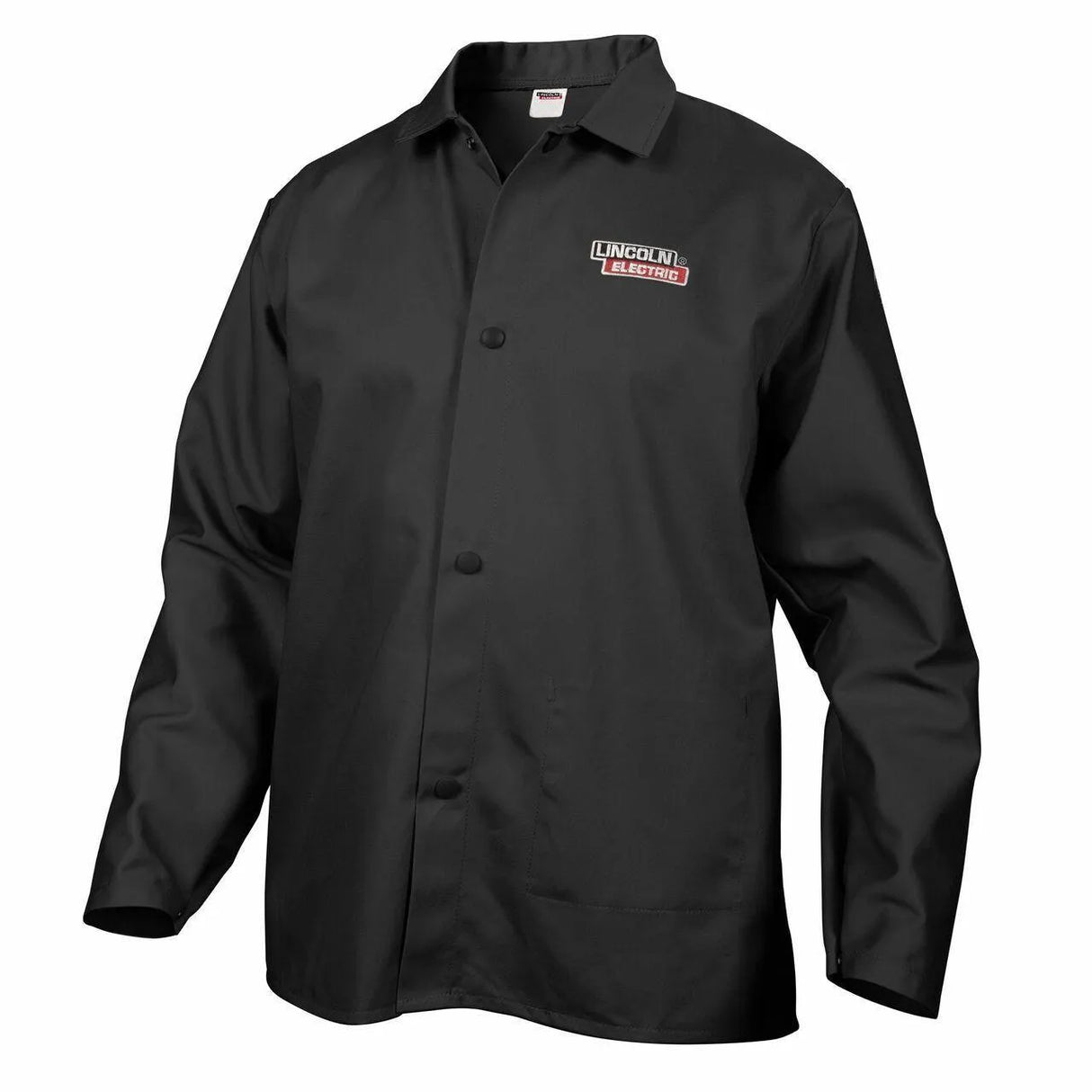 Lincoln BLACK WELDING JACKET LRG - WeldingMart.com