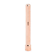A Lincoln Caliber Collet .040 (1.0 mm) for 17/18/26 torches (10-pack, KP4750-040-B10) stands upright on a white background, displaying its slim copper body with a groove and wider base tapering to a rounded end.