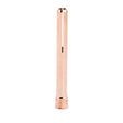 A single Lincoln Caliber Collet 1/8 (3.2 mm) for 17/18/26 torches (KP4750-18), copper-colored and cylindrical with a lengthwise slit and wider base, stands upright on a plain white background.