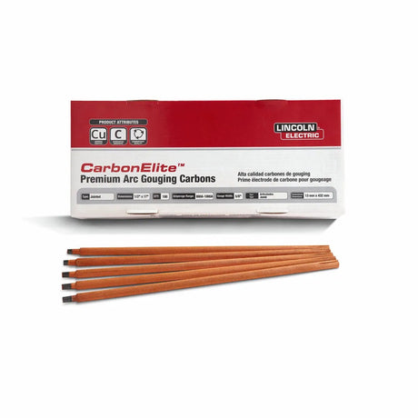 Lincoln CarbonElite Jointed Gouging Electrodes 1/2 in x 17 in KP3803-1/2 - WeldingMart.com