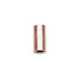 A close-up of the Lincoln Coarse Thread Insulator Assembly KP34CT, a small cylindrical copper tube fitting with a smooth exterior, visible interior threading, and a slightly wider opening at one end, is centered on a white background.