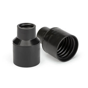Lincoln K4115-3 hose connectors for welding, black plastic, cylindrical, fit 1–1.75 in. hoses, WeldingMart welding accessory.