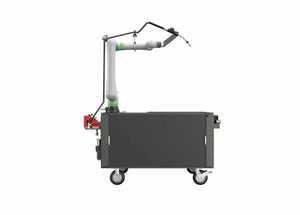 Lincoln Cooper CRX-10iA/L Welding Cobot Cart (AD2489-16) – mobile robotic welding arm with tools on a wheeled cart.