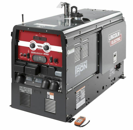 Lincoln Cross Country 300 Engine Drive Welder Kubota w/F-installed Wireless Remote Control - K4166-2 - WeldingMart.com