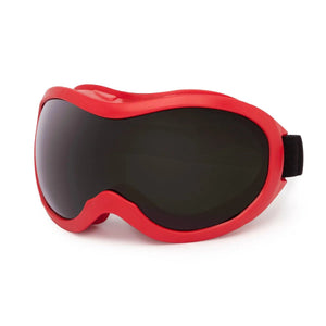 Lincoln Welding Cutting & Grinding Goggles Wide Shade 5 K3118-1, red frame, black strap, shade 5 lens. WeldingMart accessory.