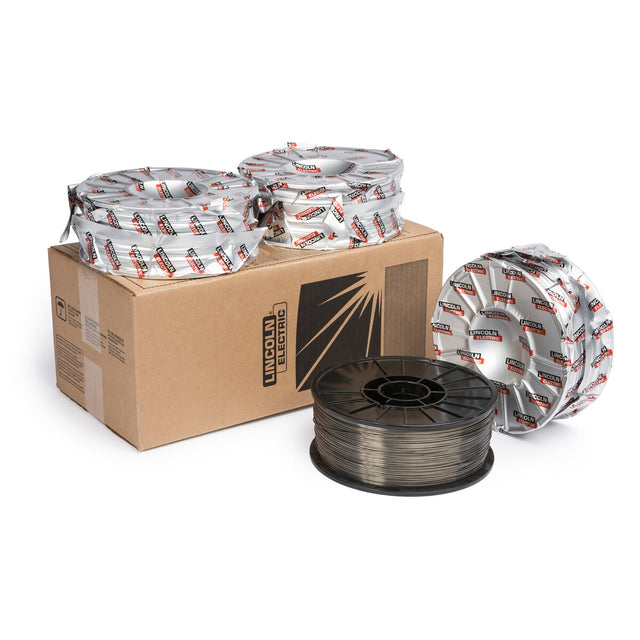 Lincoln ED031882 UltraCore 71A75 Dual Flux-Cored FCAW-G Welding Wire, 0.045 in, 4 15 lb Plastic Spools - WeldingMart.com