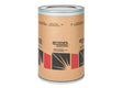 A large cylindrical container with a brown paper label featuring the Lincoln Electric logo and an abstract black and red design. The container stores Lincolnweld LA-93 low alloy solid electrode used for submerged arc welding wire applications.